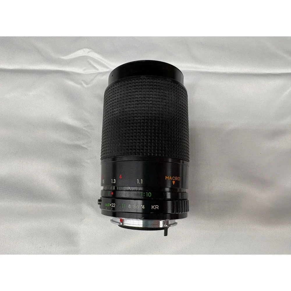 Sakar MC Auto Zoom 80–200mm F4–5.6 Telephoto Lens K Mount With Caps Untested